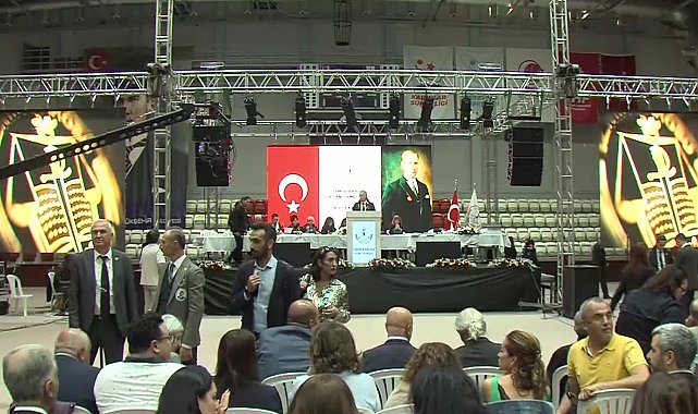 İzmir Barosu Genel Kurulu... Baro Başkanı Yılmaz: