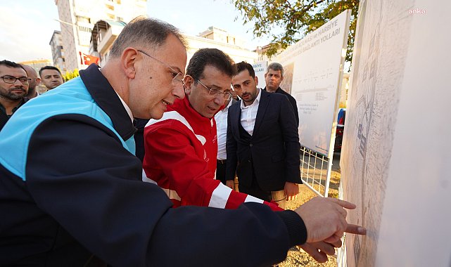 Beylikdüzü Belediye Başkanı Çalık ve İstanbul Büyükşehir Belediye Başkanı İmamoğlu, Beylikdüzü’nde devam eden çalışmaları inceledi