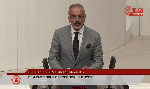 DEM Partili Sakık'tan Cumhurbaşkanı Erdoğan'a kayyum tepkisi: