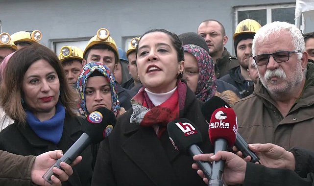 EMEP'li Sevda Karaca'dan Çayırhan Termik Santrali'ndeki madenci eylemine destek ziyareti