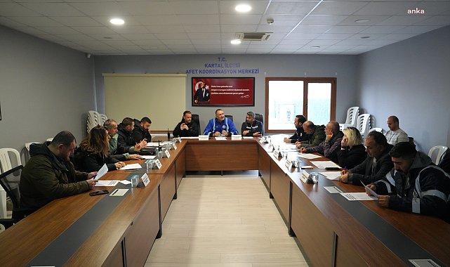 Kartal Belediyesi, yoğun yağışlara karşı alarma geçti