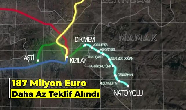 Mamak metro ihalesi yeniden yapıldı... Yavaş: ‘'575 milyon euroya razı olmadık, Ankaralıların hakkını savunduk. İhaleyi revize ettik, ikinci turda 187 milyon euro daha az teklif aldık’'