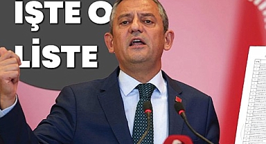 Özgür Özel'in gösterdiği belediye etkinlik harcamaları listesi...