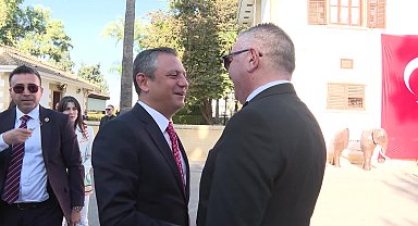 Özgür Özel, KKTC'nin 41'inci kuruluş yıl dönümü kutlamaları için Lefkoşa'da