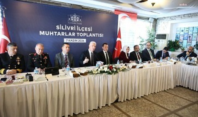 Silivri İlçesi Muhtarlar Toplantısı, İstanbul Valisi Davut Gül başkanlığında gerçekleştirildi