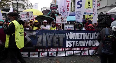 Aile hekimleri eylemde... Sağlıkta performans ölüm getirir