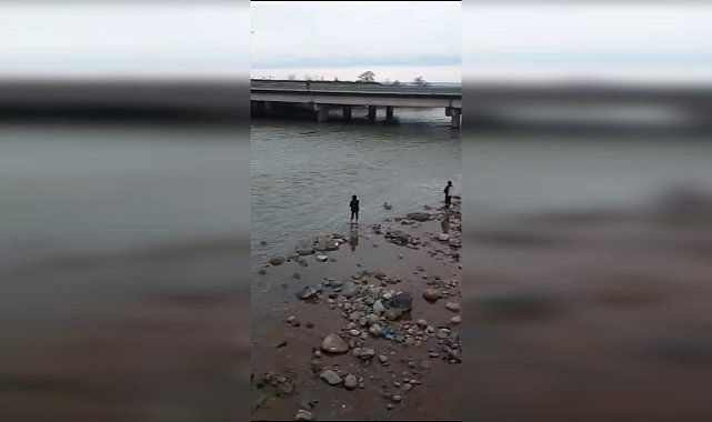 Artvin'de şiddetli fırtına, somon kafesini parçaladı: Vatandaşlar derelere akın etti