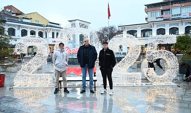 Bozüyük 100. Yıl Çarşı Meydanı, yeni yıla hazırlandı