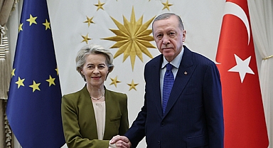 Cumhurbaşkanı Erdoğan, AB Komisyonu Başkanı von der Leyen ile görüştü