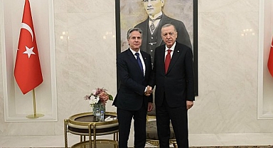 Cumhurbaşkanı Erdoğan, ABD Dışişleri Bakanı Blinken ile Suriye konusunu görüştü