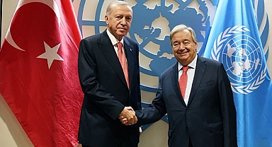 Cumhurbaşkanı Erdoğan, BM Genel Sekreteri Guterres ile görüştü 