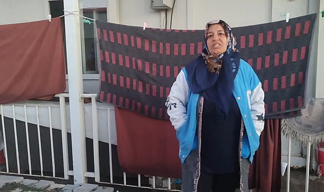 Elazığ'da konteyner kentte yaşayan vatandaş: