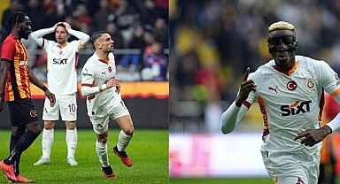 Galatasaray, deplasmanda Kayserispor'u 5-1 mağlup etti