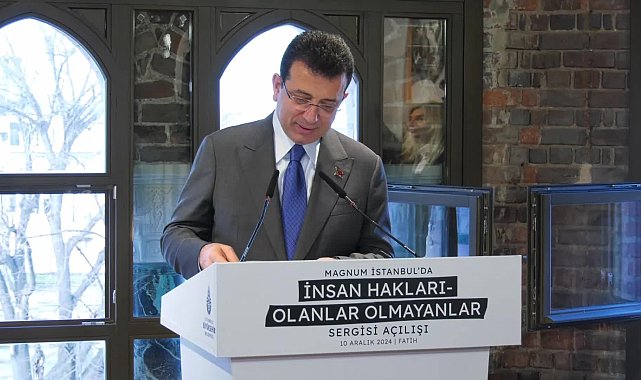 İmamoğlu: “İnsan haklarını sistematik şekilde ihlal edenler, kendi halklarına zulmedenler, ayrıştıran sistemler, rejimler, liderler er ya da geç adaletin tecelli etmesine de engel olamazlar