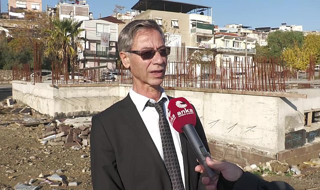 İzmir Karabağlar'da yarım kalan okul inşaatı tamamlanmayı bekliyor