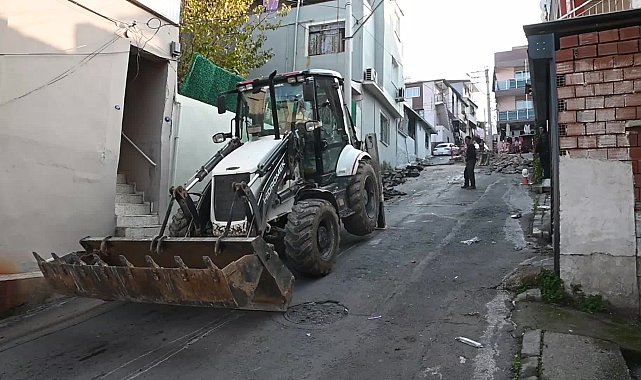 Karabağlar’da İhsan Alyanak Mahallesi’nde doğal gaz çalışmaları başladı