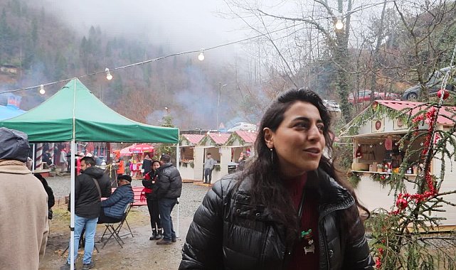 Rize Çamlıhemşin'de yeni yıl coşkusu: Şenyuva Köyü'nde kadınlar ilk kez yeni yıl panayırı düzenledi