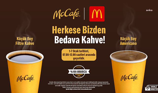 Yeni yılın ilk kahveleri, Mcdonald’s Türkiye’den