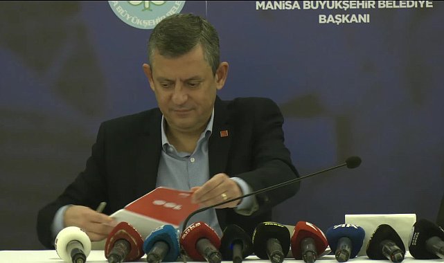 CHP Genel Başkanı Özel: