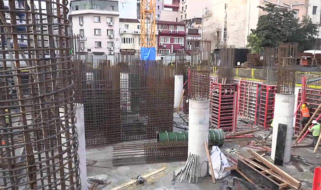 Konak Belediye Başkanı Mutlu, yeni hizmet binasındaki çalışmaları yerinde inceledi