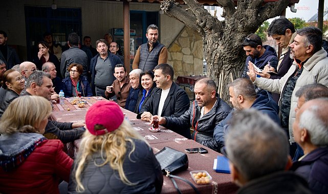 Kuşadası Belediye Başkanı Günel'den Soğucak ve Caferli mahallelerine ziyaret