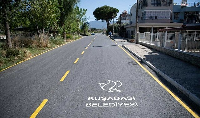 Kuşadası Belediyesi, 2024 yılında ilçeye 261 bin 578 metrekare yeni yol kazandırdı