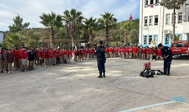 Muğla İtfaiyesi, 93 okulda afet ve acil durum eğitimi verdi
