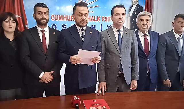 Osmaniye’de içme suyuna yapılan zamma CHP’den tepki: