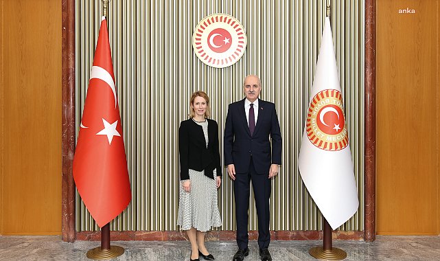 TBMM Başkanı Kurtulmuş, AB Dış İlişkiler ve Güvenlik Politikası Yüksek Temsilcisi Kallas ile görüştü