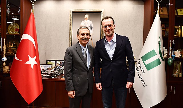 Tepebaşı Belediye Başkanı Ataç, Şef Cemi’i Can Deliorman'ı ağırladı