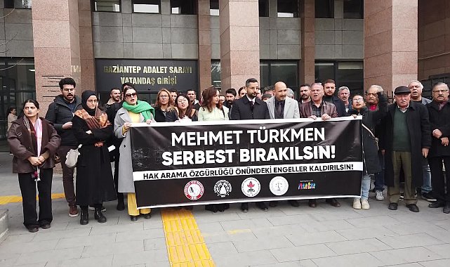 Gaziantep’te sendika başkanı Türkmen’in tutuklanmasına tepki: “Adalete güven sarsılıyor”