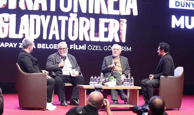 Muğla'da Stratonikeia Gladyatörleri belgeselinin özel gösterimi yapıldı