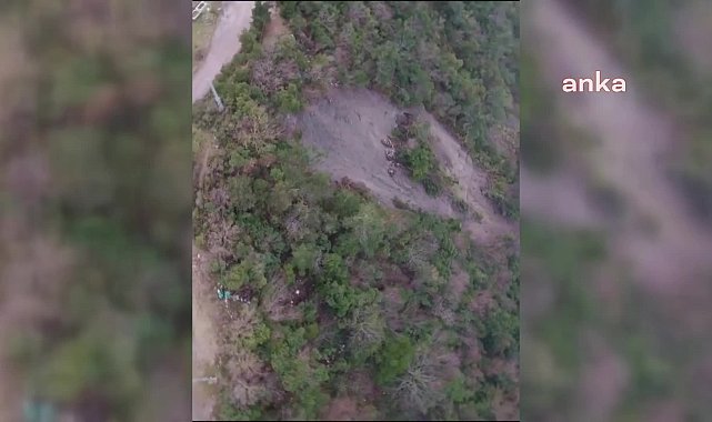 Sinop’un Ayancık ve Türkeli ilçesinde heyelan meydana geldi
