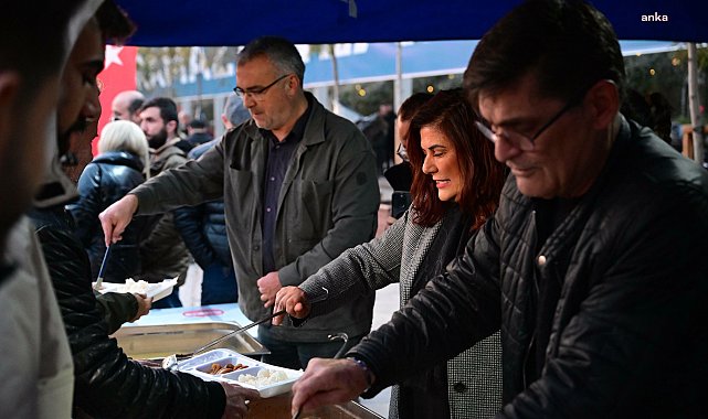 Aydın'da ramazan ayının ilk gününde yedi noktada iftar yemeği verildi