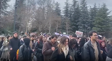 Bilkent Üniversitesi'nde öğrenciler eylemlerine devam ediyor