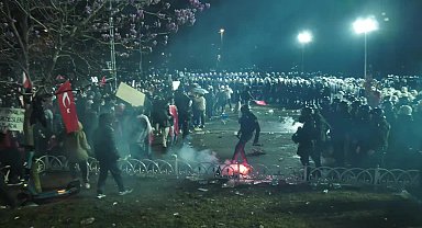 Bozdoğan Kemeri'nden Taksim'e geçmek isteyenlere yine polis müdahalesi