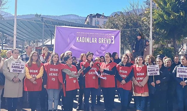 DİSK üyesi Artvinli kadınlar: