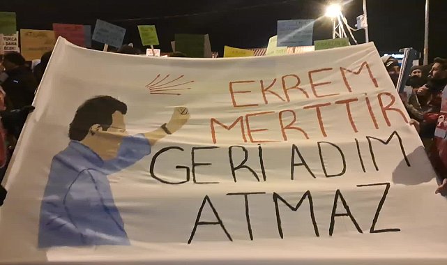 Ekrem İmamoğlu'nun gözaltına alınmasını protesto eden binlerce Artvinli sokaklarda yürüdü