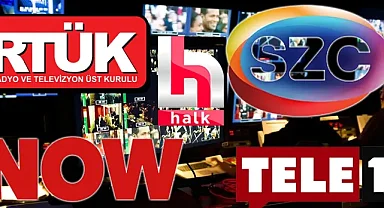 RTÜK'ten SZC TV'ye 10 gün yayın durdurma, Halk TV ve Tele 1'e yüzde 5 para cezası ve 5 kez program durdurma kararı