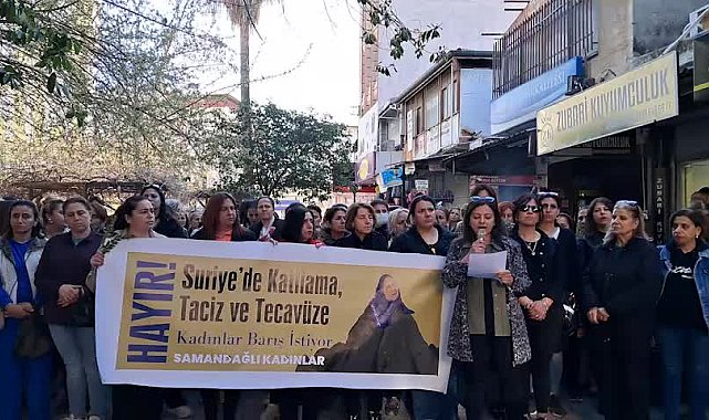 Samandağlı kadınlar Suriyeli kadınlar için yürüdü: “Suriye’de Alevi kadınlar kırımla karşı karşıya, dünya kamuoyu ise sessiz”