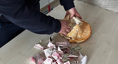Yozgat'ta dilencinin hasılatı ramazan pidesinin içinden çıktı