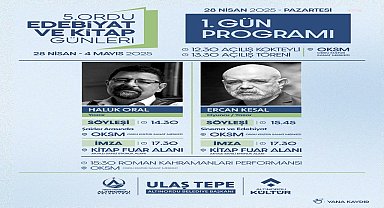 “5. Ordu Edebiyat ve Kitap Günleri”, 28 Nisan’da başlıyor