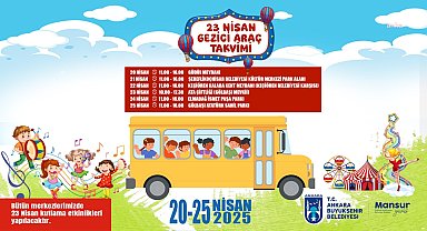 Ankara Büyükşehir Belediyesi, 23 Nisan'ı etkinliklerle kutlayacak