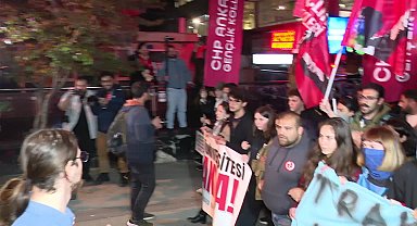 Ankara'da öğrencilerin tutuklu siyasetçilere destek yürüyüşüne polis müdahale etti