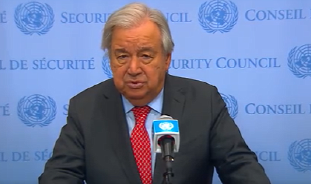 Antonio Guterres'ten İstanbul depremine ilişkin: