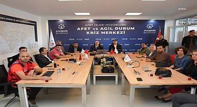 Ataşehir Belediyesi, depremin ardından süreci Afet Koordinasyon Merkezi’nde takip ediyor... Başkan Adıgüzel: 