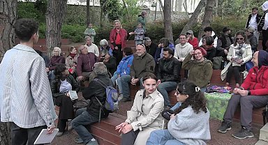 Atatürk Kent Ormanı'nda Kanal İstanbul tepkisi: Pazarlıyorlar memleketi, bunlara 'Dur!' demek lazım