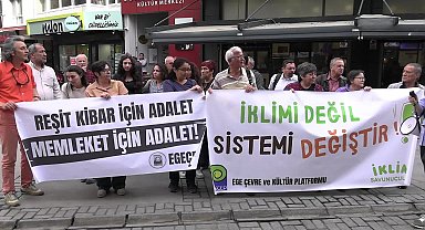Çevre gönüllüleri Reşit Kibar için İzmir'den ses yükseltti