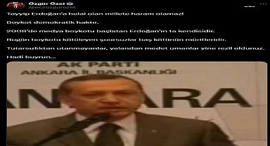 CHP Genel Başkanı Özgür Özel: 