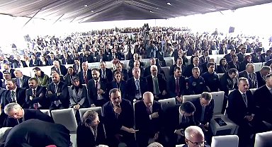 Cumhurbaşkanı Erdoğan: “50 bin masum katledilirken, ‘Bize ne Filistin’den’ diyerek, 18 aydır sustukları bir insani trajediden siyasi rant sağlamaya çalıştılar” 